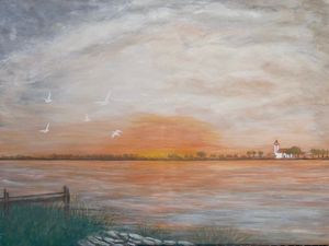 Sonnenuntergang am Meer